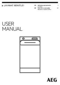 Zobrazit dokument AEG L88560TLE1 Uživatelský manuál