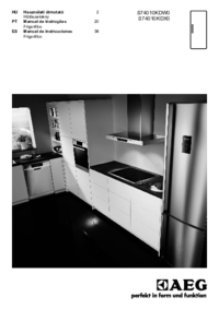 Zobrazit dokument AEG S74010KDW0 Uživatelský manuál